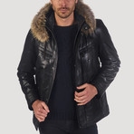 Sansome Leather Jacket // Black (L)