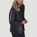 Sansome Leather Jacket // Black (XL)