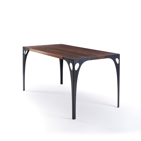 PK10 Walnut Dining Table