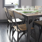 PK10 Walnut Dining Table