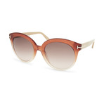 Monica Sunglasses // Pink + Brown gradient