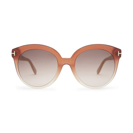 Monica Sunglasses // Pink + Brown gradient