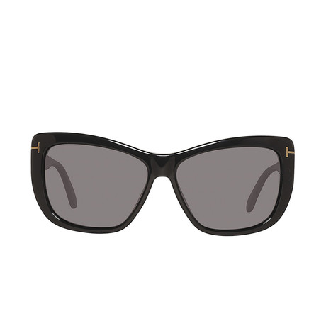 Women's Lindsay Sunglasses // Black + Grey