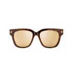 Women's Tracy Sunglasses // Havana + Brown Mirror