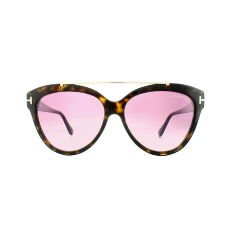 Women's Livia Sunglasses // Dark Havana + Violet Gradient