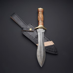 Damascus Fish Dagger // DGR-999