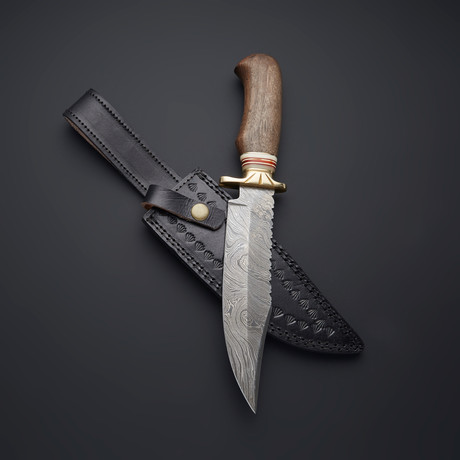 Damascus Hunting Knife // HK-153