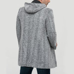 PLT8351 Dewberry Overcoat // Patterned Grey (M)