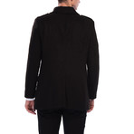 PLT8353 Slim-Fit Overcoat // Black (S)
