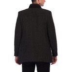 PLT8357 Dewberry Overcoat // Patterned Anthracite (M)