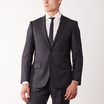 Classic Fit Half-Canvas Suit // Grey Window Pindot (US: 44S)