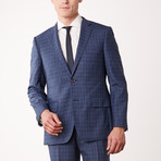 Classic Fit Half-Canvas Suit // Blue Cashmere Box (US: 40S)