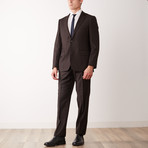 Classic Fit Half-Canvas Suit // Chocolate Brown (US: 38S)