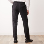 Via Roma // Classic Fit Half-Canvas Suit // Black (US: 42R)