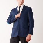 Classic Fit Half-Canvas Sport Jacket // Blue Luxury (US: 38S)