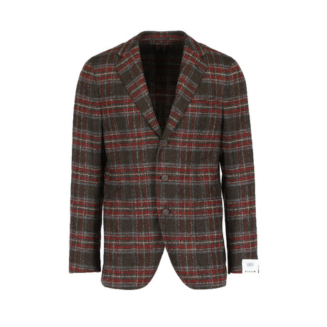 Deacon Tailored Jacket // Red-Green (Euro: 46)