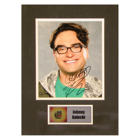 Johnny Galecki // The Big Bang Theory // Signed Photo