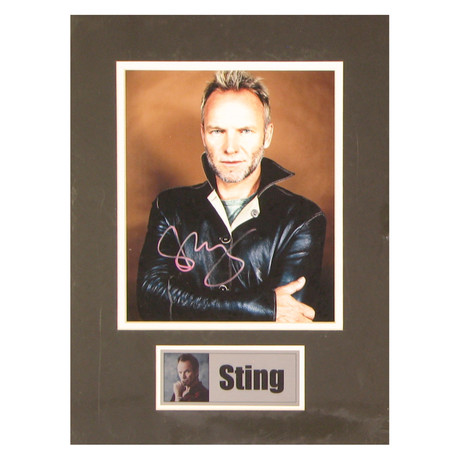 Sting // Signed Photo