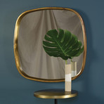 Payton Organic Metal Mirror // Brass