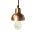 Webster Petite Metal Pendant // Copper