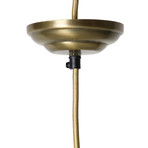 Webster Petite Metal Pendant // Brass