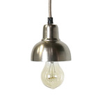 Webster Petite Metal Pendant // Nickel