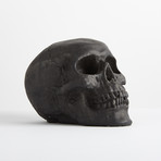Ceramic Tarred Skull // Mini (Black)