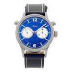 Habring Doppel 3 TI Chronograph Manual Wind // DOPPEL3-TI-BLUE // Pre-Owned