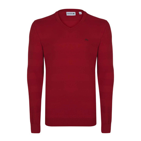 V-Neck Jumper // Red (S)