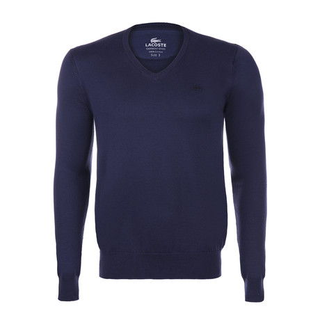 V-Neck Jumper // Navy New (S)