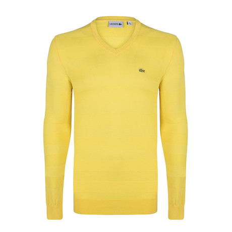 V-Neck Jumper // Yellow (S)