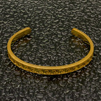 Gold Greek Key Bangle