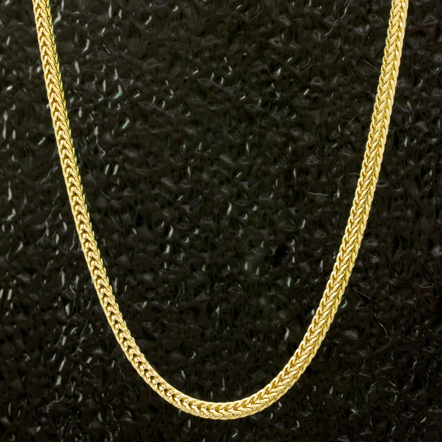 Franco Gold Chain  3mm King Ice Touch of Modern