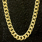 Miami Cuban Curb Gold Chain // 10mm