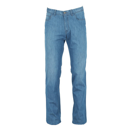 Five Pockets Regular Denim // Light Blue (46WX34L)