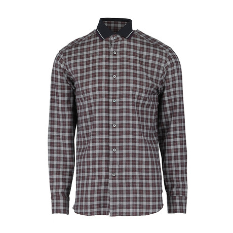 Luke Fitted Long Sleeve // Burgundy (S)