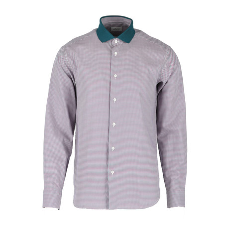 Michael Fitted Long Sleeve // Red, Blue (XS)