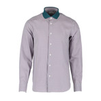 Michael Fitted Long Sleeve // Red, Blue (XS)