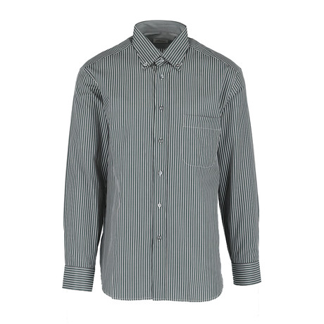 Cristopher Fitted Long Sleeve // Emerald Gray (XL)