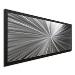 Tantalum Composition // Black Frame (48"W x 19"H x 1"D)