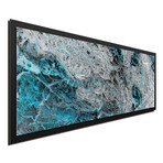 Storm Turquoise // Black Frame (48"W x 19"H x 1"D)