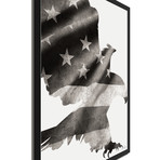 Patriot Eagle // Black Frame (22"W x 32"H x 1"D)