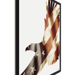 Freedom Eagle // Black Frame (48"W x 19"H x 1"D)