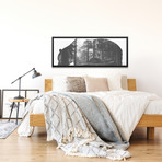 Grizzly Bear Forest // Black Frame (48"W x 19"H x 1"D)