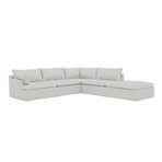 Nest Sofa // Sol Linen White // 5-Piece Set
