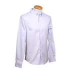 Brunello Cucinelli // Leisure Fit Long Sleeve Shirt // Light Purple (M)
