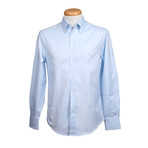 Brunello Cucinelli // Leisure Fit Long Sleeve Shirt // Light Blue (L)