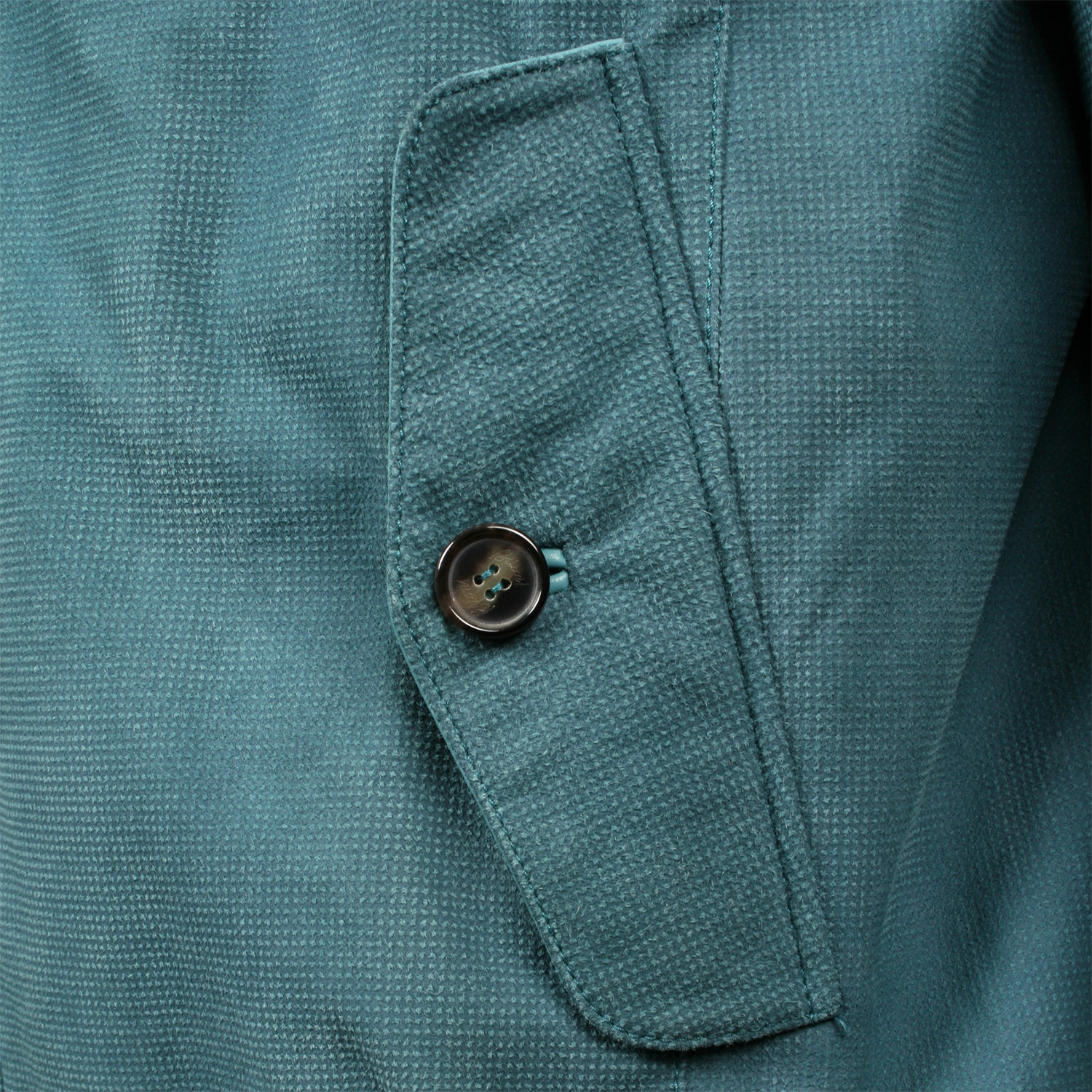 Suede Coat // Turquoise Green (3XL) - Apparel Clearance - Touch of Modern