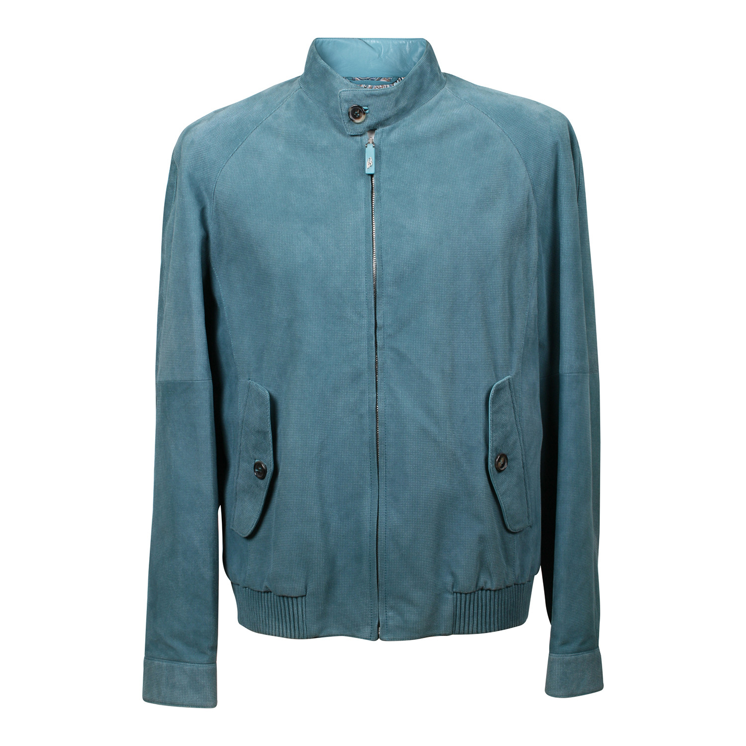 Suede Coat // Turquoise Green (XS) - Brioni - Touch of Modern