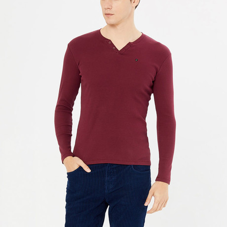 Carson T-Shirt // Burgundy (S)